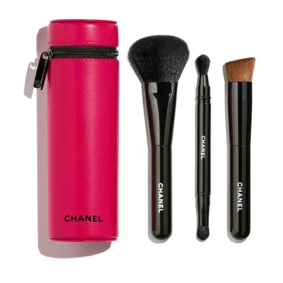 Chanel Pink Diva Limited Edition Brush Set, Compact Mirror and Nail File - Picture 2 of 12